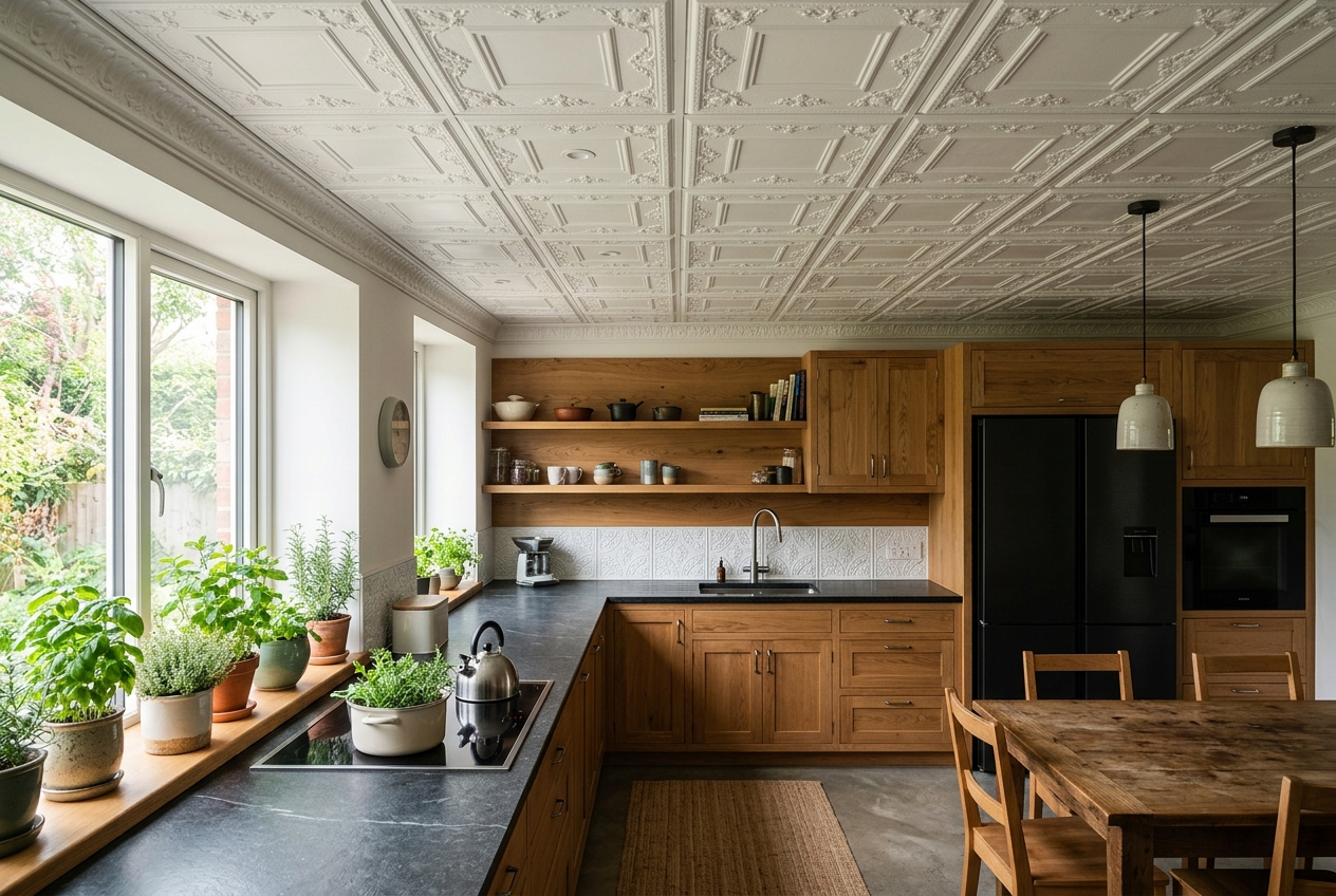 Can You Cover an Ugly Wall or Ceiling with Pressed Metal Tiles? The Pros, Cons, and Alternatives
