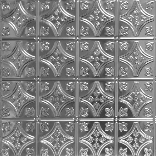 Decorative metal panel with intricate pattern