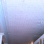 large floral drop ceiling tin