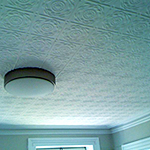 laurel white faux tin ceiling tiles