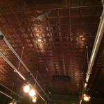 sunburst drop ceiling restaurant