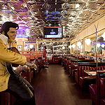 sunburst drop ceiling restaurant